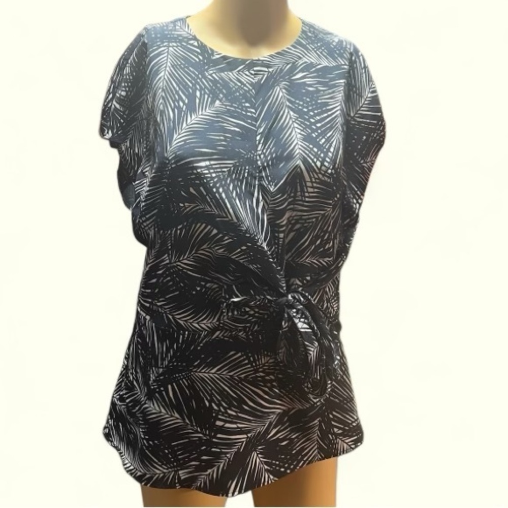 Micheal Kors Midnight Blue Blouse Size XS